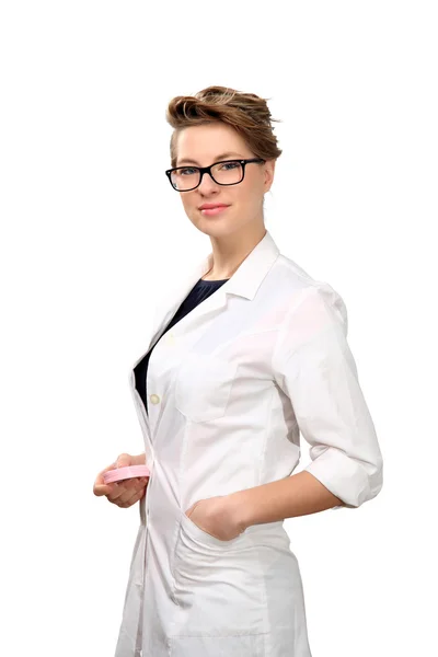 Young female pharmacist — Stock Photo, Image