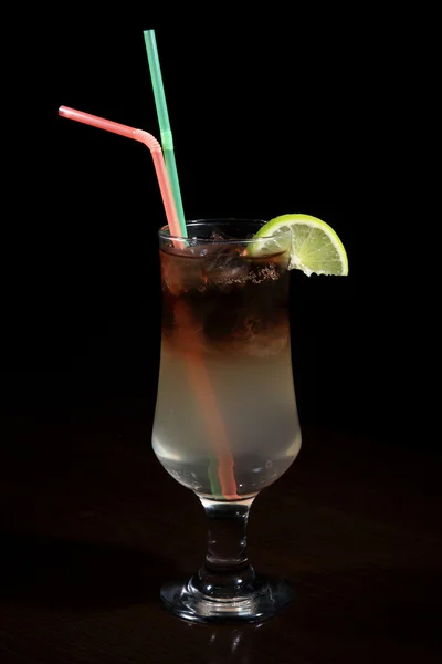 Glass of long island cocktail — Stock Photo, Image