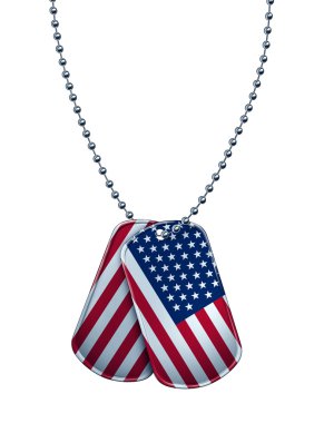 American Dog Tag clipart