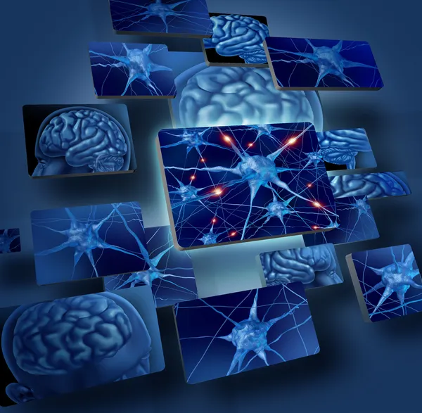 Hjärnans nervceller begrepp — Stockfoto