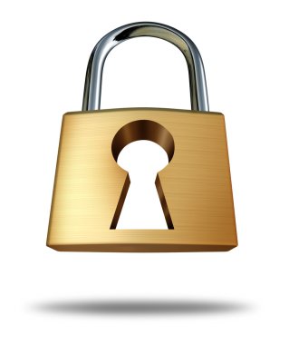 Security Lock With Keyhole clipart