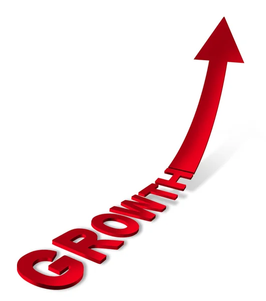 Framgång och ekonomisk tillväxt — Stockfoto