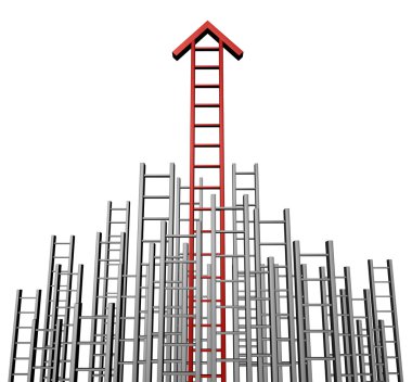 Success Arrow Ladder clipart