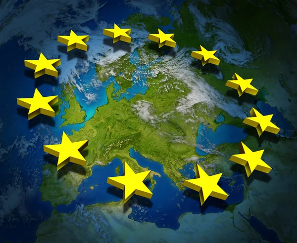 ヨーロッパと欧州連合 — ストック写真