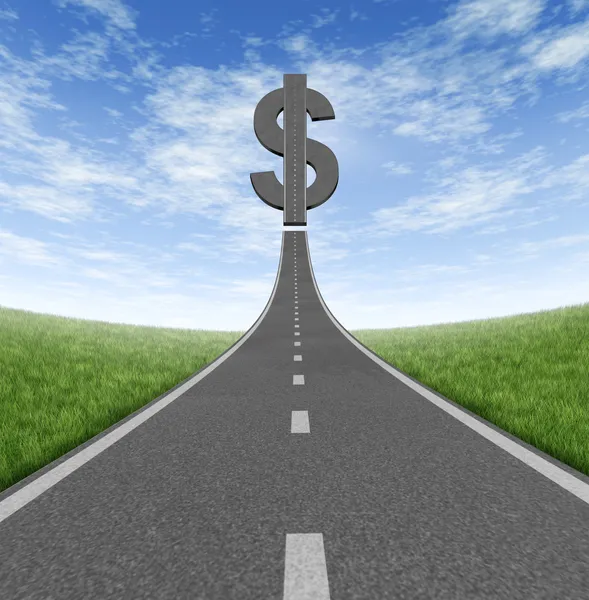 Highway To Wealth — Stock Photo, Image