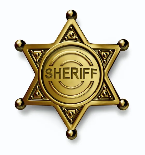 Odznaka policji — Zdjęcie stockowe