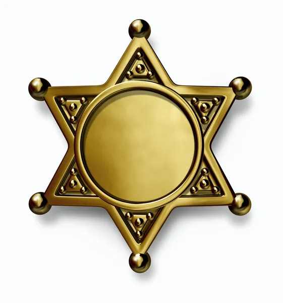 Sheriff Badge — Stock Photo, Image