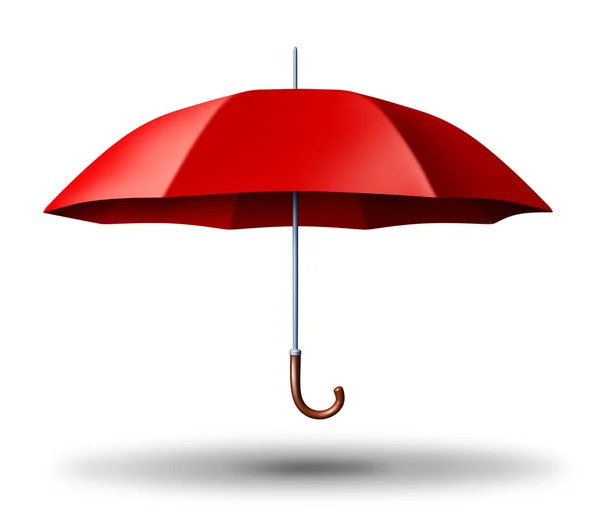 红伞 — 图库照片