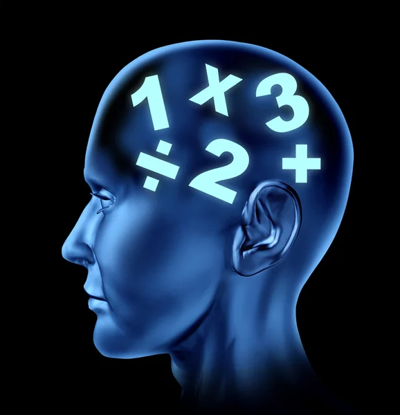Math hersenen — Stockfoto