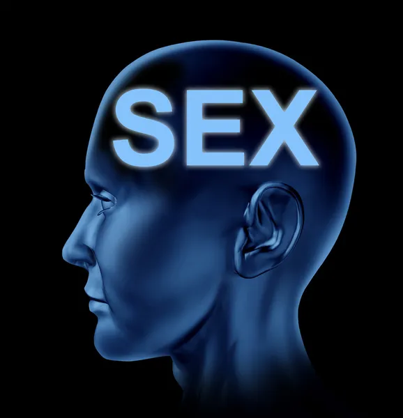 Сексуальный мозг — стоковое фото