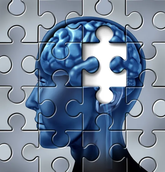 Memory loss and alzheimers Disease — Stock Photo, Image