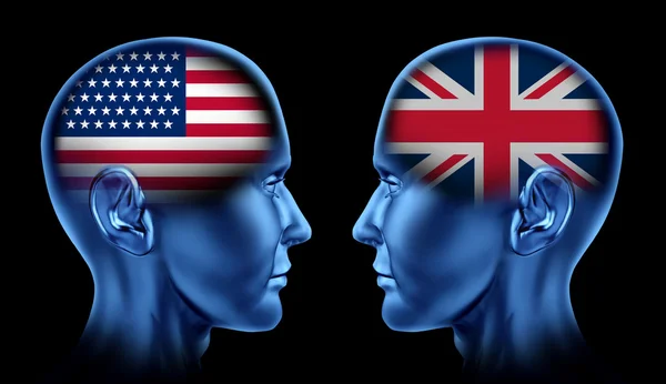 Verenigde Staten en Groot-Brittannië zakelijke relatie — Stockfoto