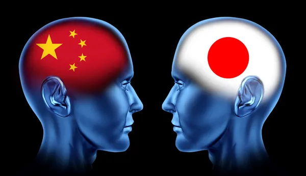 Relations commerciales entre la Chine et le Japon — Photo
