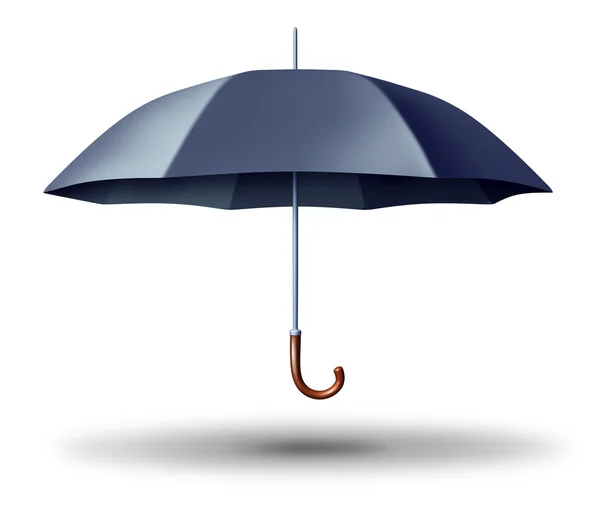 Preto abriu guarda-chuva — Fotografia de Stock