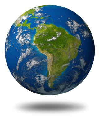 South-america-planet-earth clipart