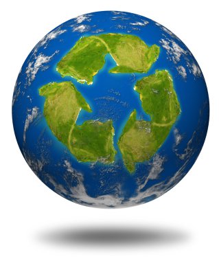 Green Earth Environment Globe clipart