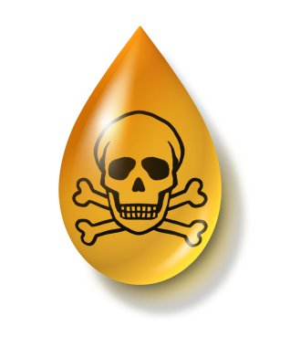Toxic Chemical Drop clipart