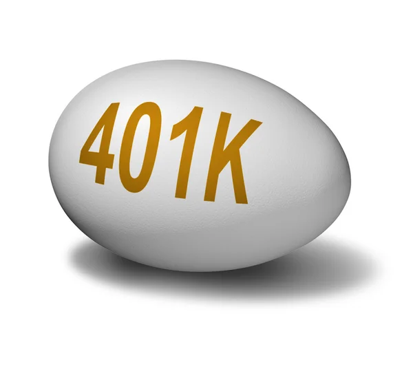 Retirement Egg Icon — Stock Photo, Image