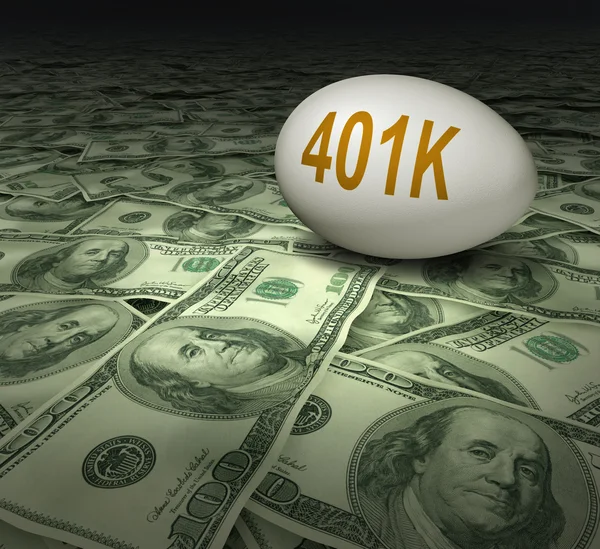 401 k 退職貯蓄投資 — ストック写真