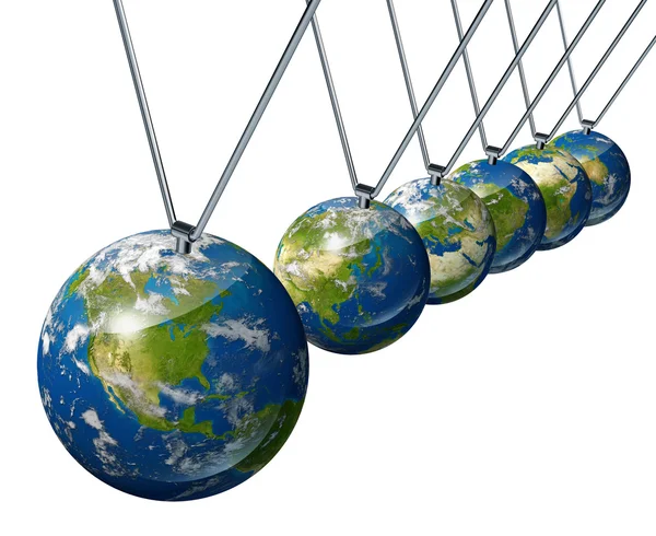 stock image Pendulum with North America