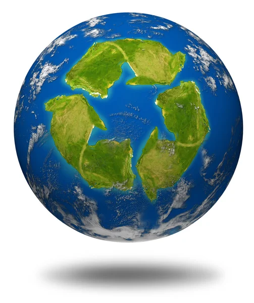 Πράσινη γη περιβάλλον globe — Φωτογραφία Αρχείου