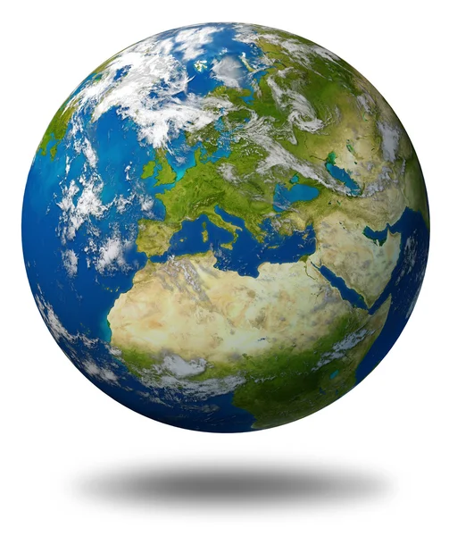 Planeta Tierra con Europa — Foto de Stock