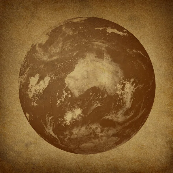 オーストラリアでは古い地球儀 — ストック写真
