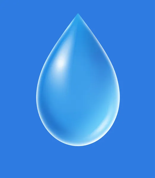 Water droplet symbool — Stockfoto