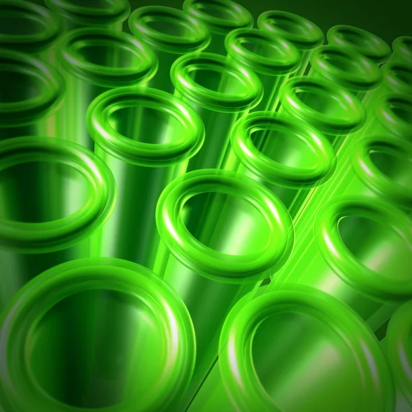 Grön droppe droppe — Stockfoto