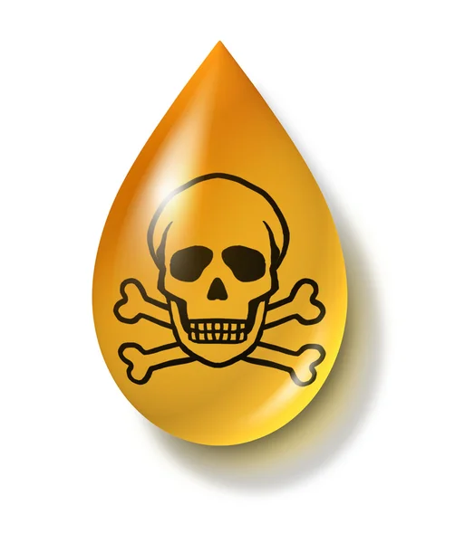 Toxic Chemical Drop — Stock Photo, Image