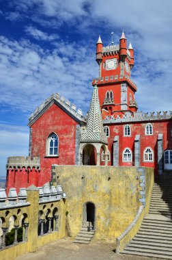 Pena Palace in Sintra, Portugal clipart