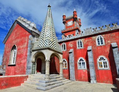 Pena Palace (Palacio da Pina) Sintra in Portugal clipart