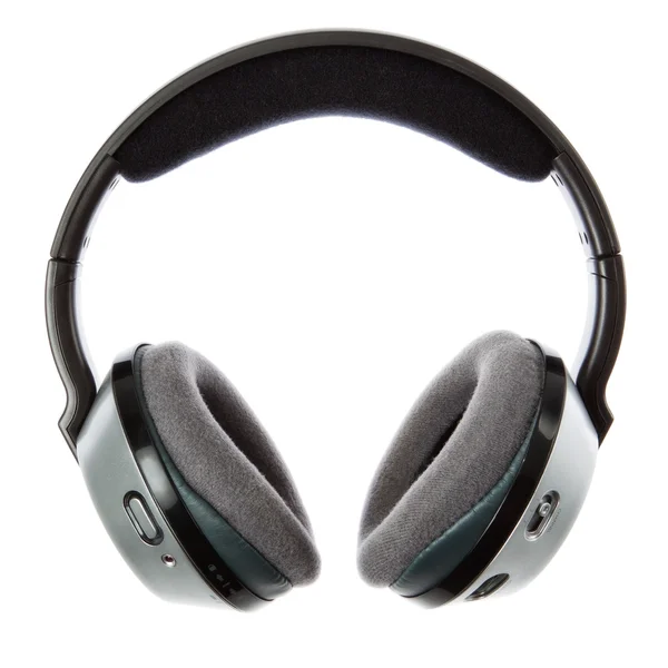 Drahtlose Kopfhörer auf weißem Hintergrund. — Stockfoto