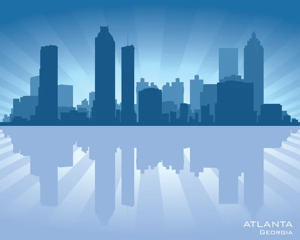 Atlanta, georgien skyline — Stockvektor