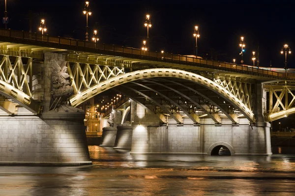 Margaret Bridge in Budapest Stock Picture