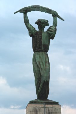 The Liberty Statue in Budapest, Hungary - Citadella