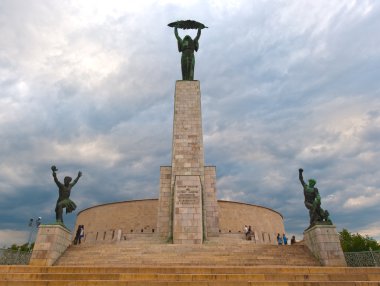 The Liberty Statue in Budapest, Hungary - Citadella