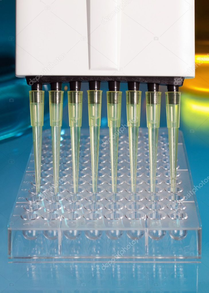 Pipetting plate experiment