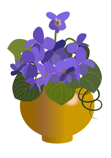 Flowers3 と花瓶 — ストックベクタ