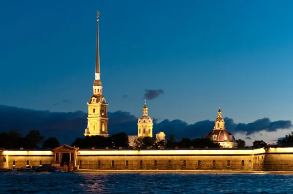 Peter and Paul fortress horizontal view — Stock Photo, Image