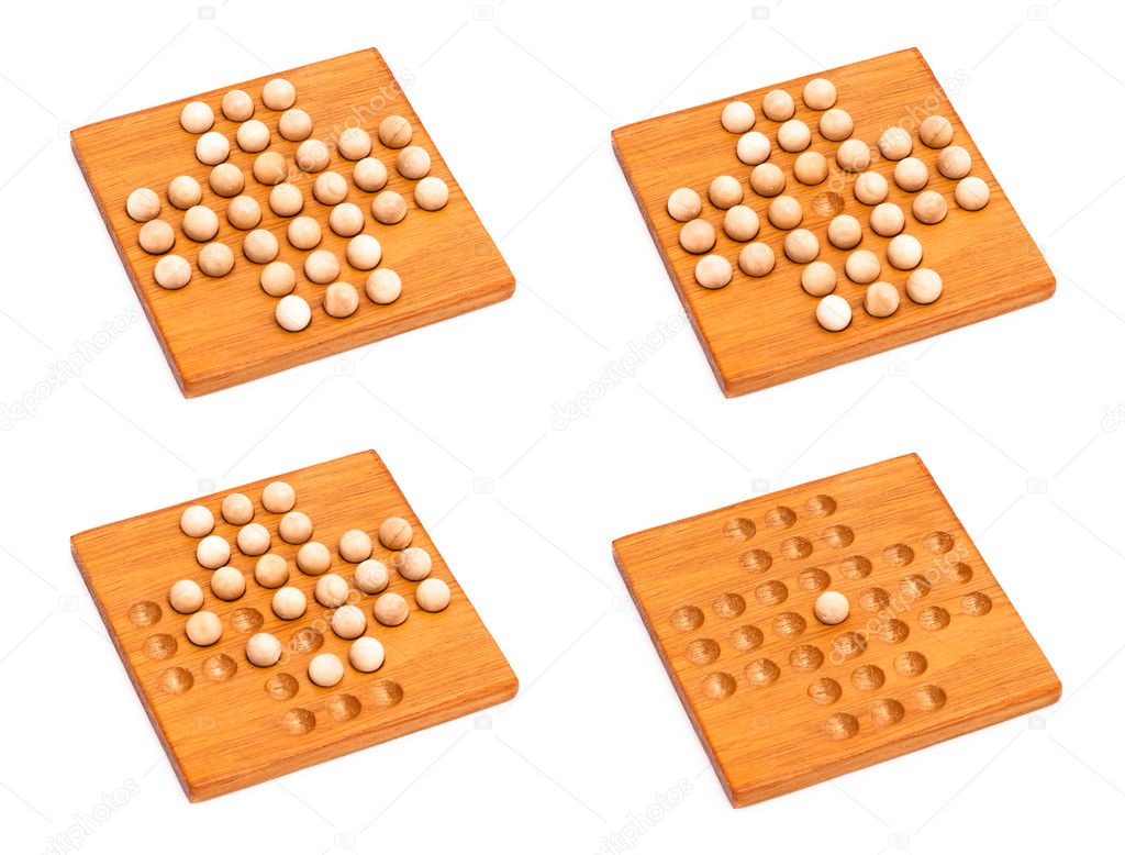 Madagascar checkers isolated on white