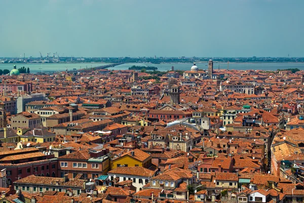 Venice roofs from high point of view — Stock Photo, Image