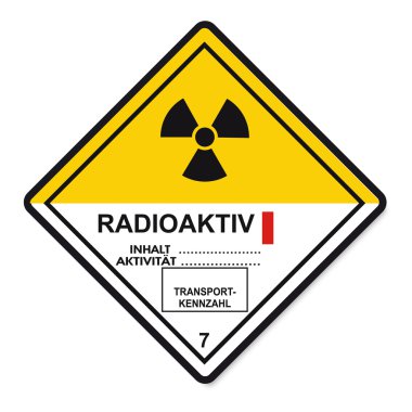 Hazardous substances signs icon flammable skull radioactive hazard clipart