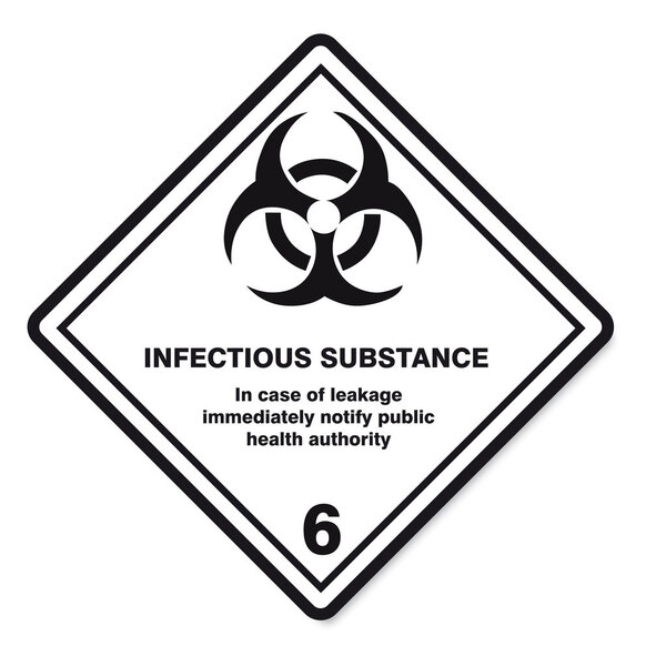 Опасные вещества указывают на воспламеняющуюся радиоактивную опасность черепа
