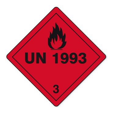 Hazardous substances signs icon flammable skull radioactive hazard fire clipart