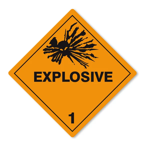 Veszélyes anyagok jelei ikon gyúlékony koponya radioaktív robbanóanyag — Stock Vector