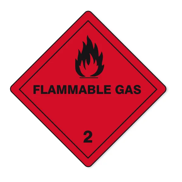 Nebezpečných látek příznaky ikonu hořlavé lebka radioaktivní riziko požáru — Stockový vektor