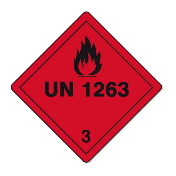 有害物质标志图标易燃头骨放射性危险火 — 图库矢量图片