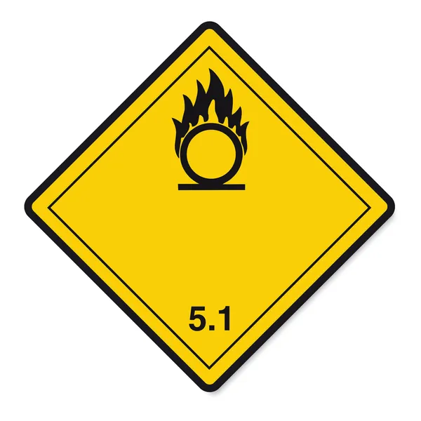 Hazardous substances signs icon flammable skull radioactive hazard fire — Stock Vector