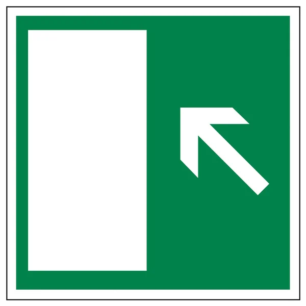 Διάσωσης σημάδια εικονίδιο σχήμα πόρτα εξόδου έξοδος κινδύνου — Διανυσματικό Αρχείο